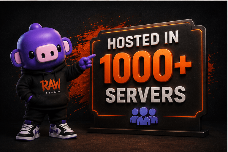 Hosted in 1000+ Servers